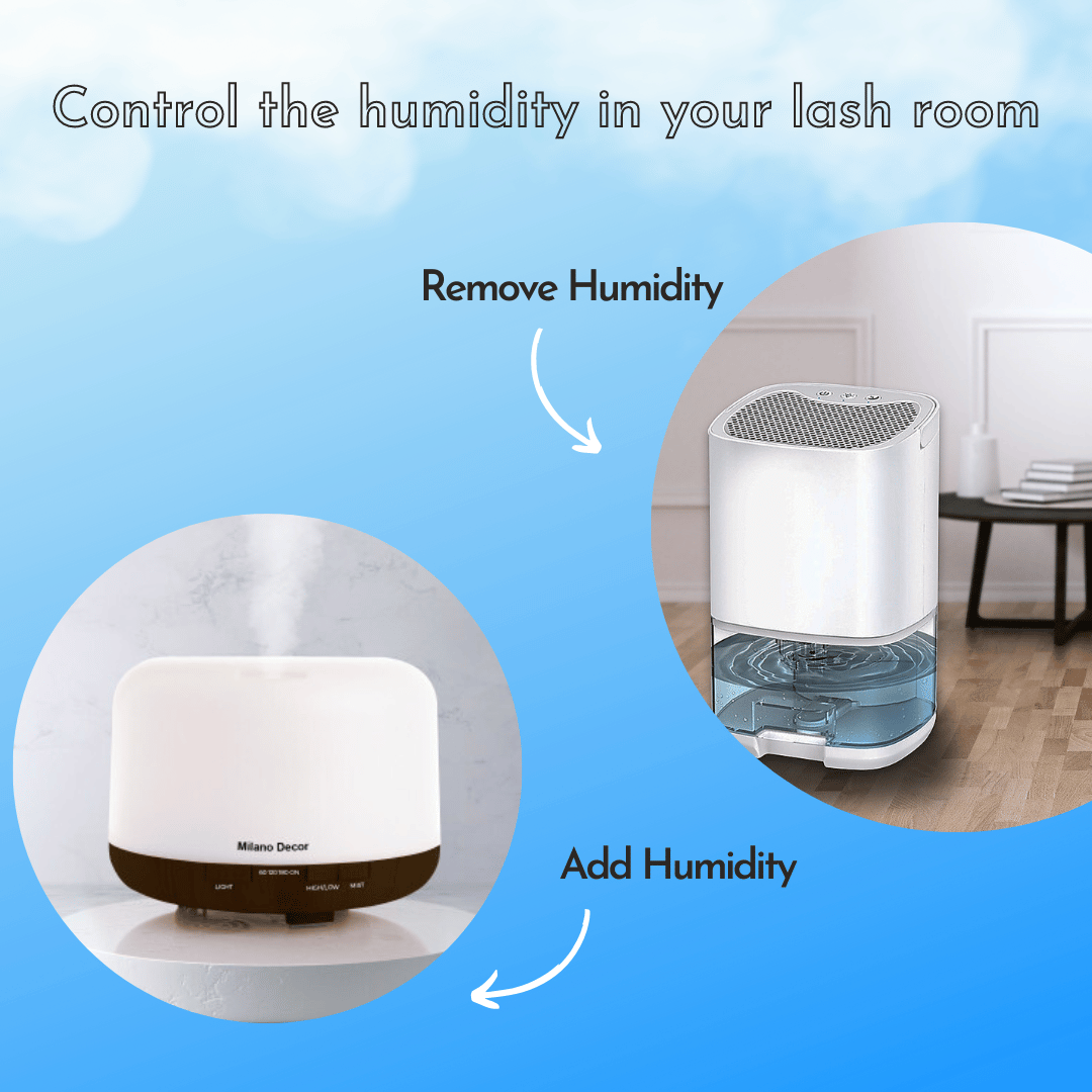 Replying to @MayahLee Dont give up! Once you get the hang of humidity,, humidifier for lash tech room