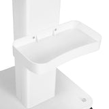 Salon Trolley Cart with Tray - White